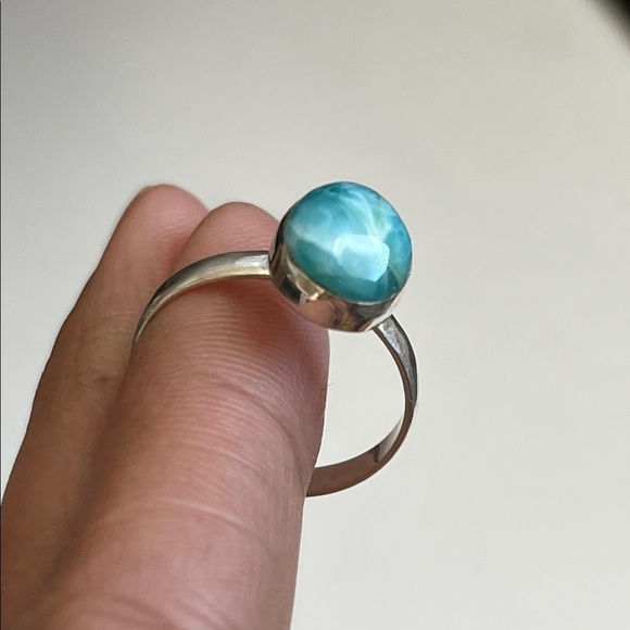 Larimar Ring with S Silver - Picture 2 of 6